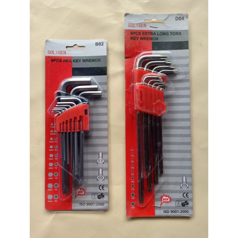 kunci L set/satu set lengkap