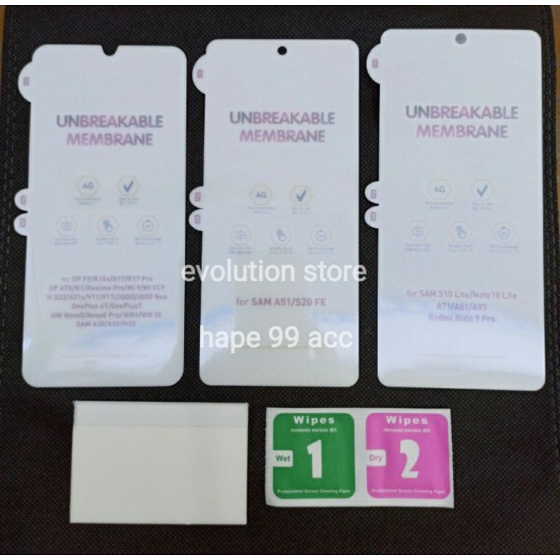 Xiaomi mi 11 anti gores hydrogel matte screen protector