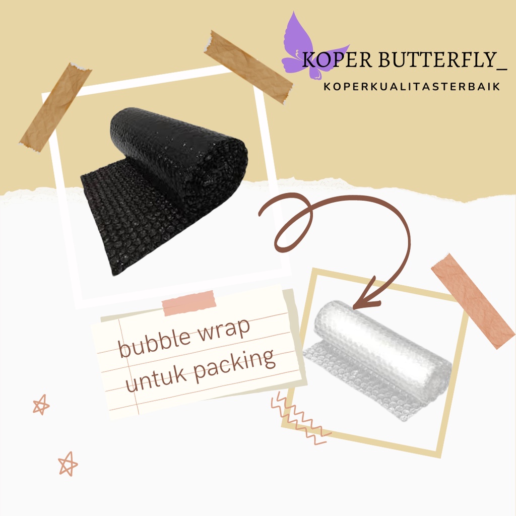 

UNTUK PACKING KOPER DUS DAN BUBBLE WRAP