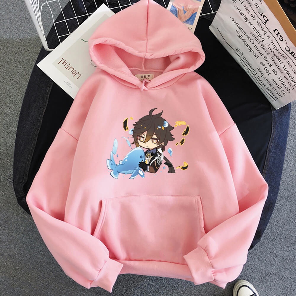 Jual Hoodie Sweater Anime Manga Genshin Impact Hoodie Hot Game Zhong Li