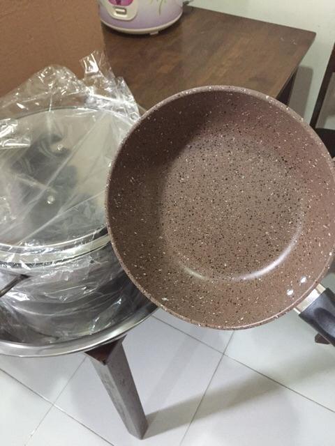 Tajimawa Panci Kukusan Stainless 28 Cm Tebal/ Dandang Masak/ Panci Sup