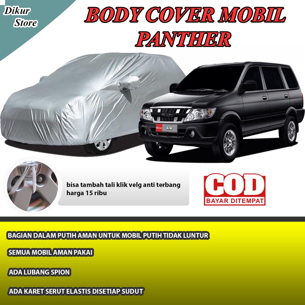 Body Cover Mobil PANTHER / Sarung Mobil Panther / Cover Mobil Phanter / Sarung Mobil Isuzu Panther