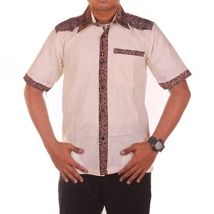 Kemeja Batik Kombinasi Andre