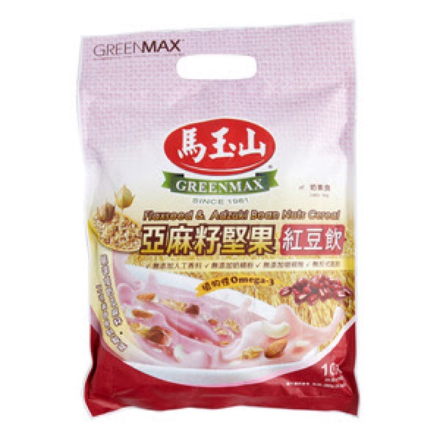 

greenmax flaxseed and adzuki bean nuts cereal