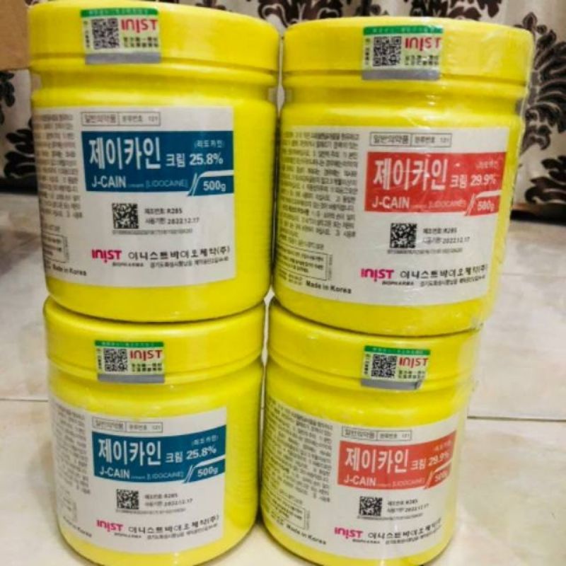 ANASTESI CREAM 500G/ ANASTESI JCAIN KOREA KRIM KEBAL/ KRIM KEBAS