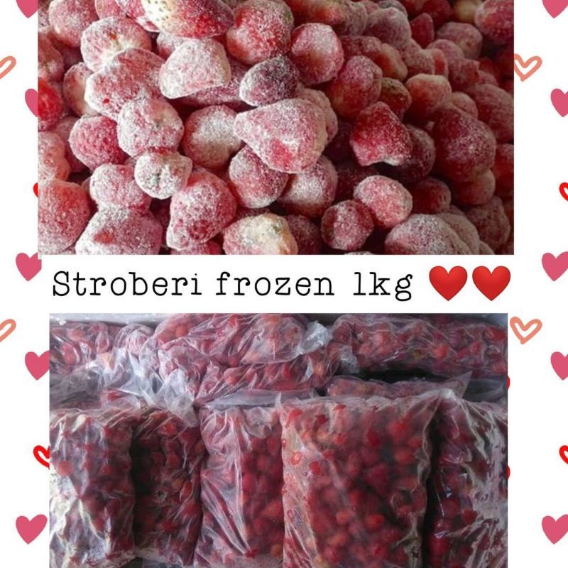 

Buah Strawberry Beku (Frozen) terlaris dan termurah
