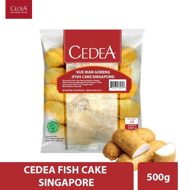 

CEDEA Kue Ikan Goreng/Fish Cake Singapore [500gr]