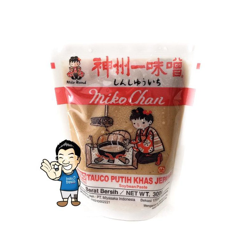 

ENAK Shinshuichi Mikochan Shiro Miso Paste- Pasta Miso- Tauco Jepang 300g TERLEZAT