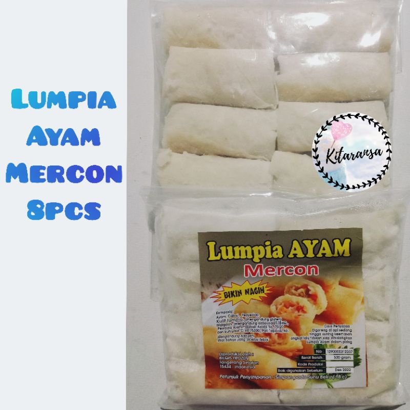 Lumpia Ayam Mercon/Lumpia Pedas/Lumpia Sadis/Lumpia