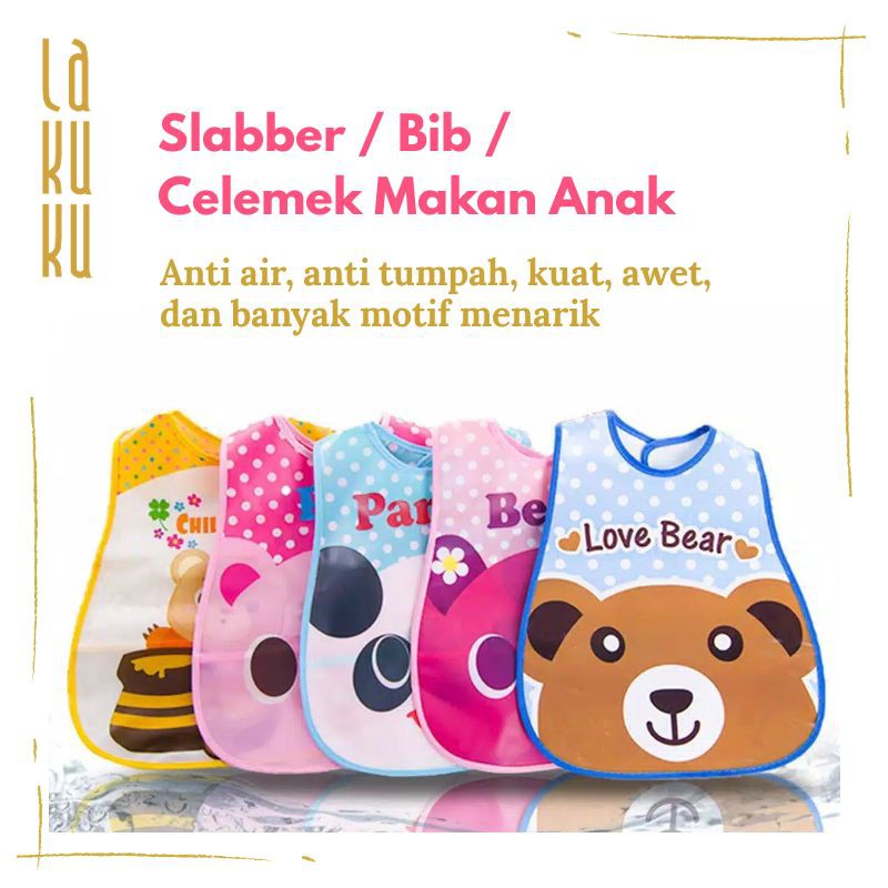 Slabber/ Bib / Celemek Makan Anak/ Bayi mpasi