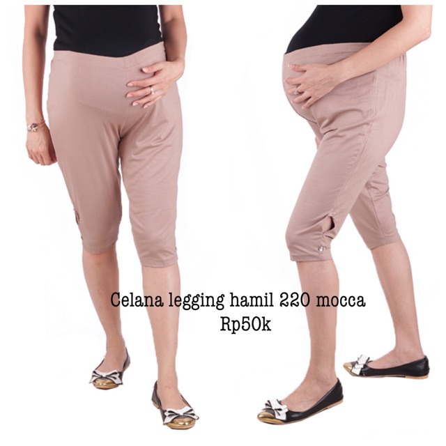 Celana hamil legging 220 mocca