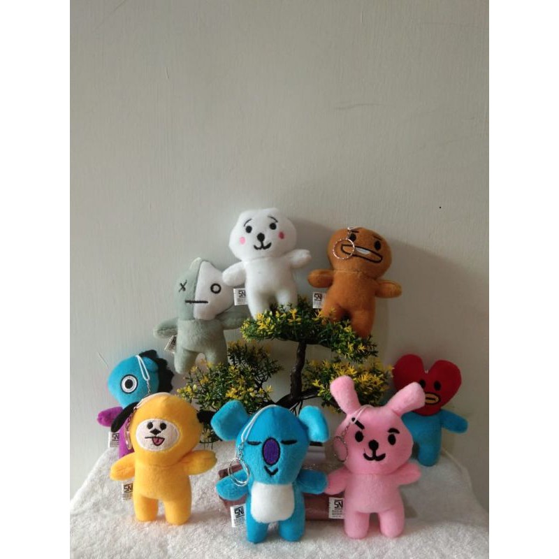 Gantungan Boneka BTS/Gantungan Kunci Boneka BTS/Key Chain BTS Doll/Gantungan BTS