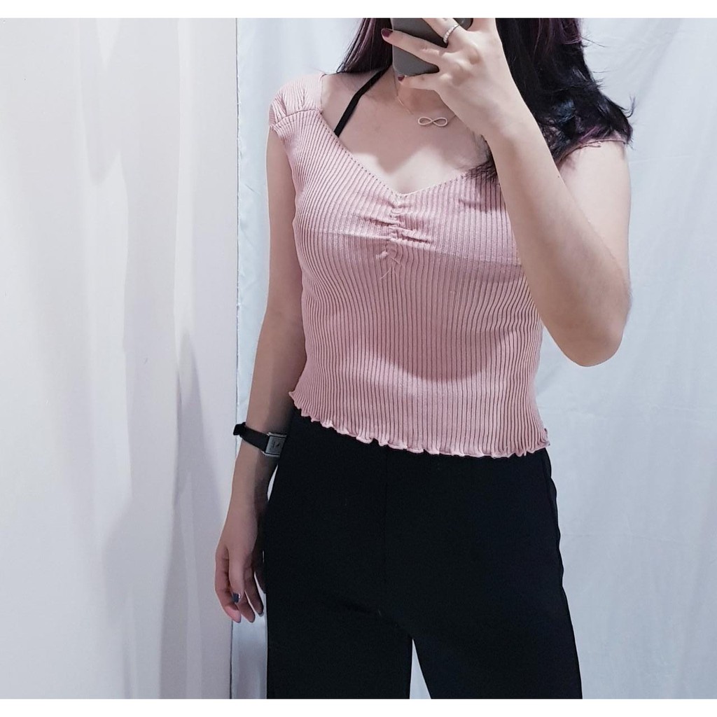 3226 paula crop knit