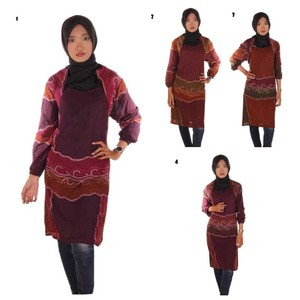 Tunik I Blouse Batik Cap I Blus Batik Tunik Parisa Handmade