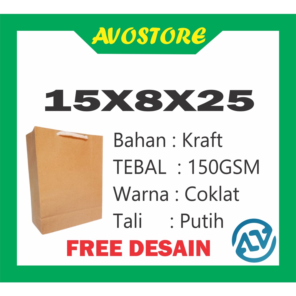 

Tas Kertas 15X8X25 Souvenir Paperbag Ulang Tahun Ultah Anak Cowok Cewek Free Desain