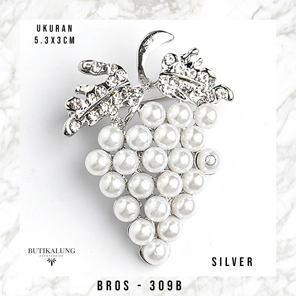 Bros Jilbab Peniti Hijab Aksesoris Muslim 309