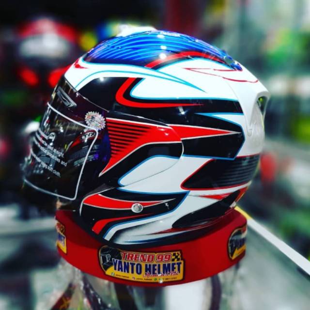 SCOTT REPLICA ARAI RAM 4 RED FLOWERS