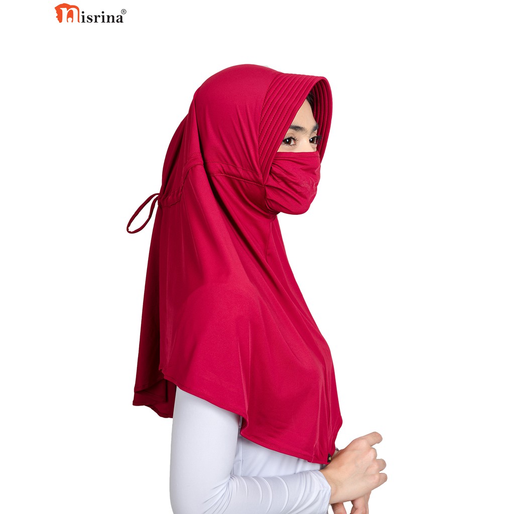 Nisrina Fashion Muslim Jilbab Instan Hijab Masker Kanaya