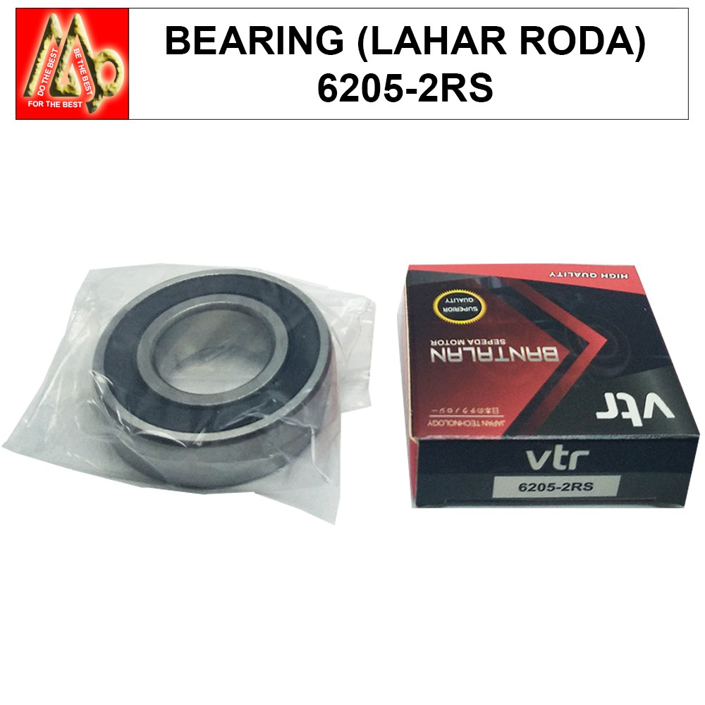 6205-2RS / Bearing (Bantalan) (Lahar Roda) / VTR