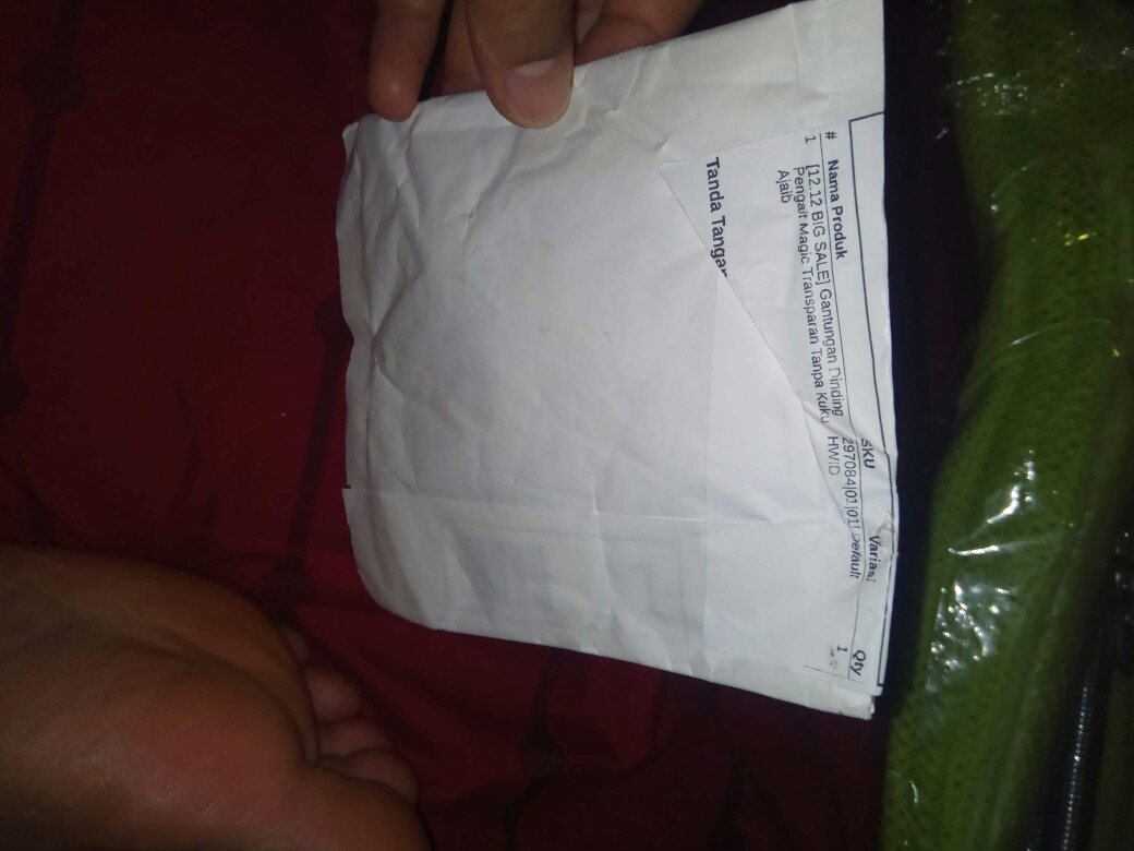 [12.12 Big Sale] Gantungan Dinding Pengait Magic Transparan Tanpa Kuku Ajaib