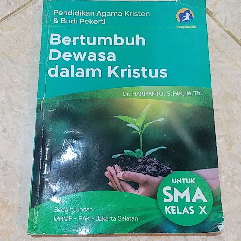 buku agama kristen kelas 10 / x