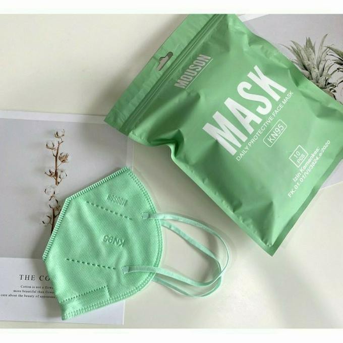 Masker MOUSON KN95 Earloop Face Mask 1 Pack Isi 10 Pcs