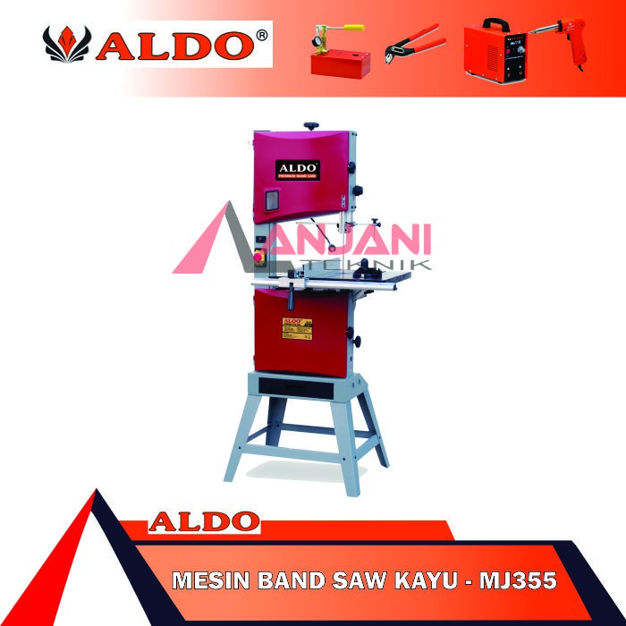 ALDO MJ 355 MESIN GERGAJI POTONG UKIR 14INCH / BAND SAW 14 INCH MJ355 BANDSAW BENDSAW BENSO