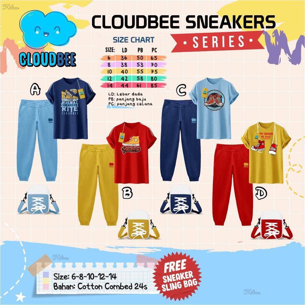 Setelan anak Boy Sneaker Free Slingbag by Cloudbee