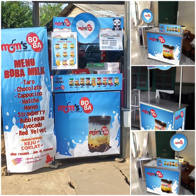 Promo paket usaha rakyat Moms Boba drink