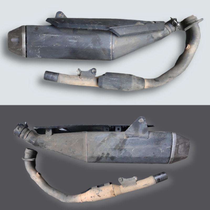 Silincer Header Leher Knalpot Honda ALL New CBR150 CBR 150 R Led 2017 2018  2019 2020 2021 Asli Ori 