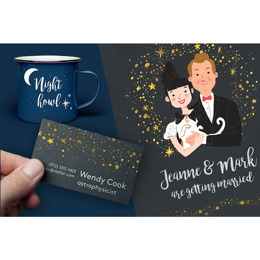 Made Of Stars Stellar Assets Pack - Vector Designs