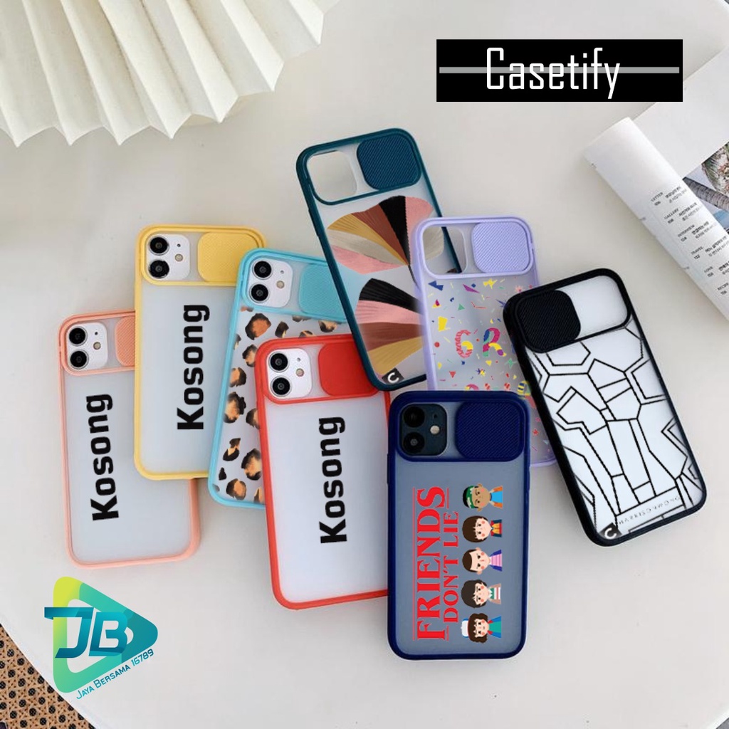 SOFTCASE SLIDE KAMERA CASETIFY OPPO VIVO SAMSUNG XIAOMI REALME IPHONE ALL TYPE JB4800