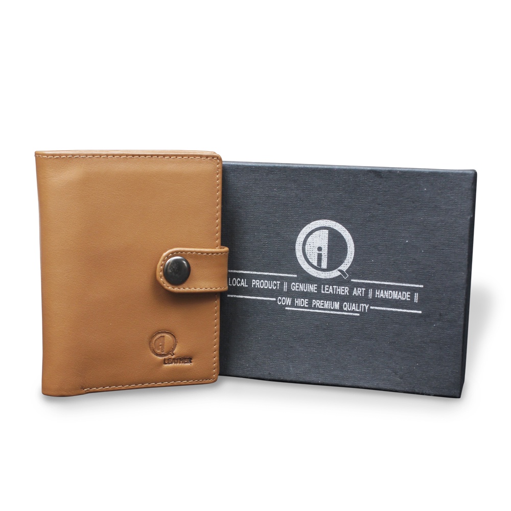 FUSION WALLET - DOMPET KARTU DOMPET KULIT MINI CARD ORGANIZER BAHAN KULIT SAPI ASLI 16 SLOT ATM ADA SLOT UANG KERTAS PRAKTIS EMBOSS QI LEATHER *TERMASUK BOX