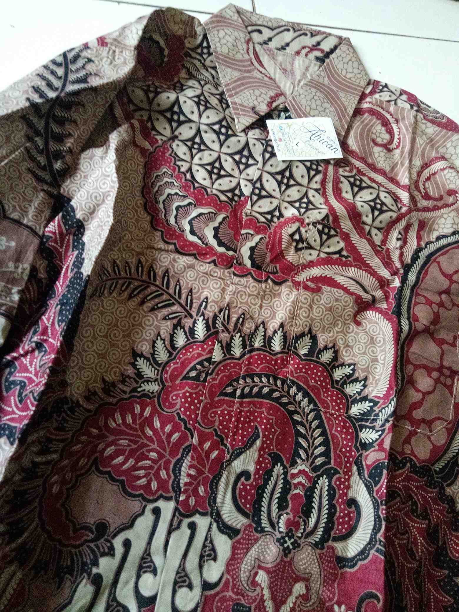 Gamis Batik Couple Aleena | Gamis Couple Modern ( Free Jilbab )