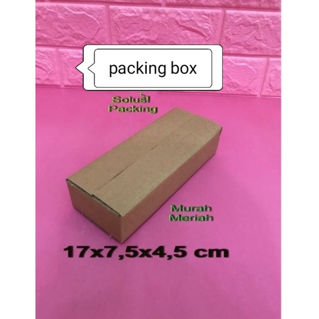 

karton/dus UK.7,5x7,5x4,5cm.single wall luar polos dalem ada tulisan