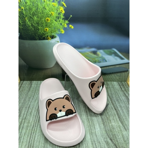 Sandal Slop Wanita36-40 Teddy Bear