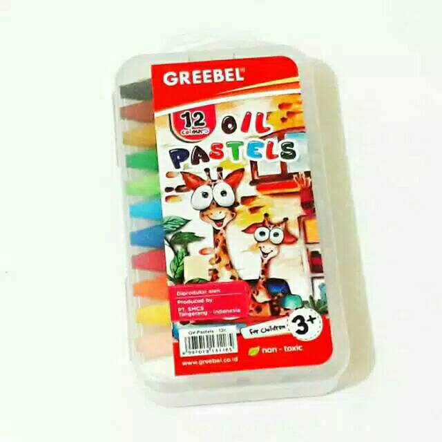 

Crayon Greebel Oil Pastels 12 warna