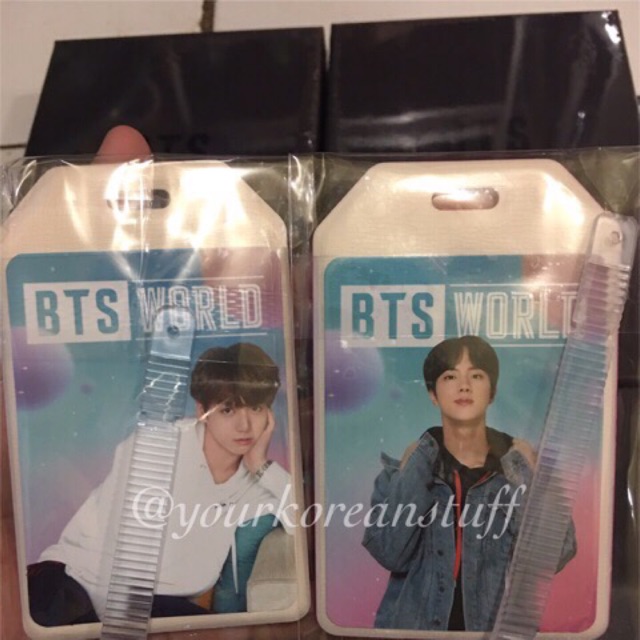 BTS WORLD NAME TAG