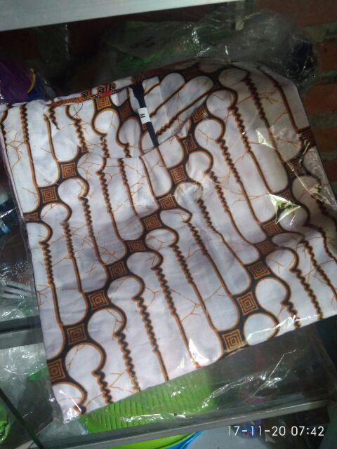 Batik Couple Keluarga Terbaru Sania Ruffle Ori Ndoro Jowi Dnt Seno Abang Putih