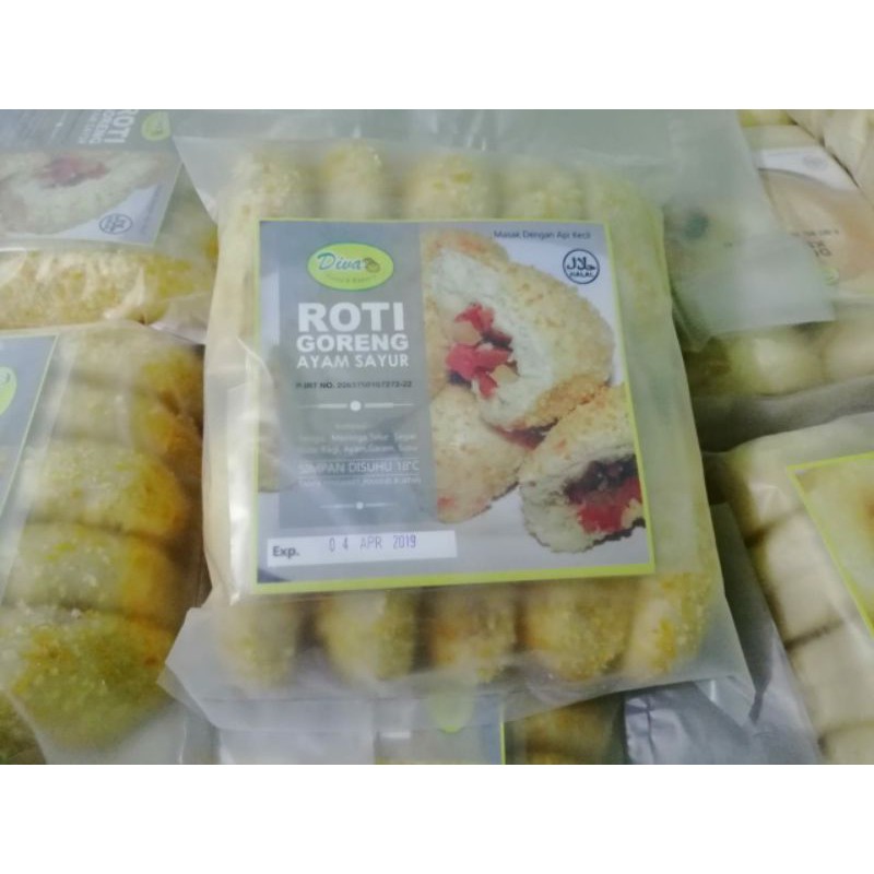 

roti goreng diva ayam sayur