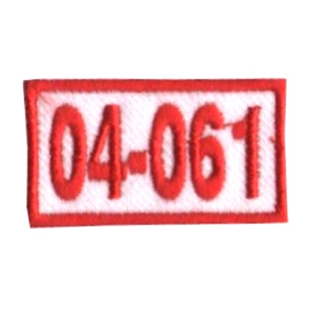 Mininmal 2pcs Bordir/bet/badge nomor gudep/nomor gugus depan/no gudeb atribut pramuka perlengkapan p