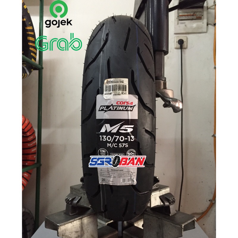 BAN CORSA M5 130/70-13 TUBELESS CORSA PLATINUM NMAX STANDAR MURAH