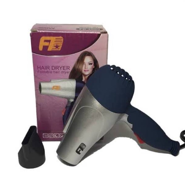 FD-4000 Hair Dryer Mini Pengering Rambut Dengan Gagang Lipat