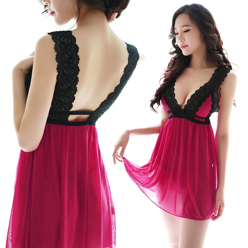 lingerie seksi Lingerie Hot Sexy Maid Pembantu Waitresses Binal Warna Putih Seksi baju tidur pakaian