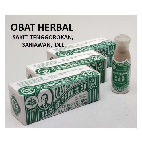 OBAT BUBUK HIJAU PENGOBATAN SARIAWAN TENGGOROKAN