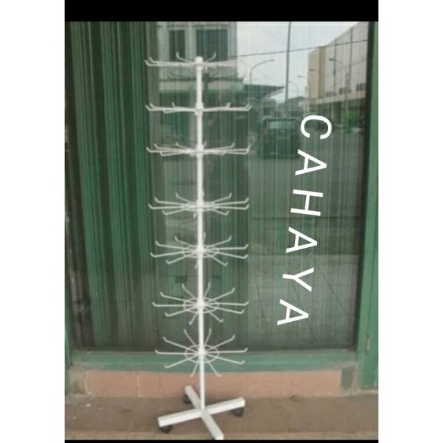 Rak display matahari 7susun pajangan accesories  matahari 7susun