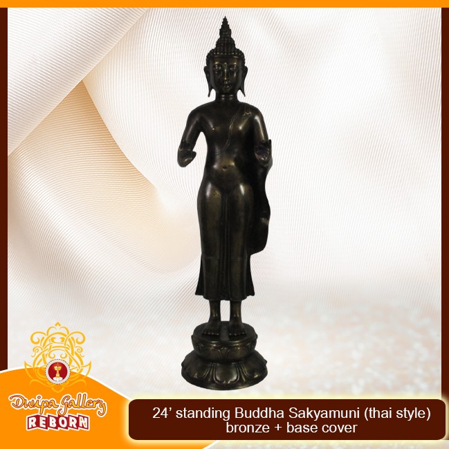 Rupang Patung Arca Buddha Gautama / Sakyamuni (Thai sty) Kuningan 24&quot;