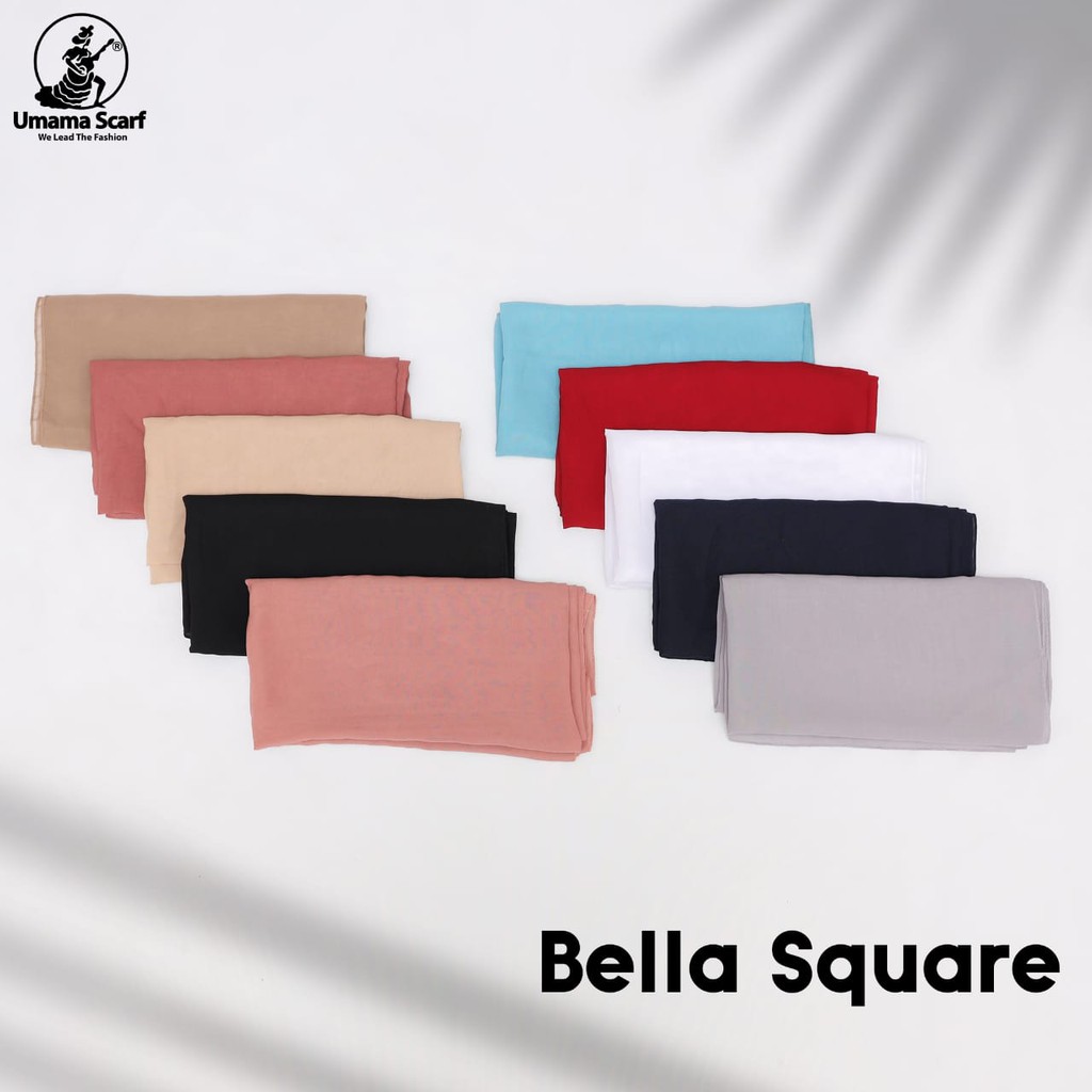 Hijab Segi Empat Polos Bella Square (Ecer/1pcs)-4