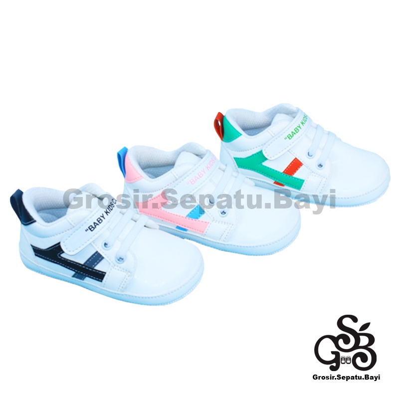 sepatu bayi baby shoes prewalker laki laki umur 2 - 14 bulan model Sneakers Casual Premium