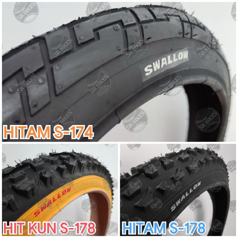 Ban Luar 20 x 2.00 Sepeda Lipat Minion BMX. SWALLOW DELI TIRE